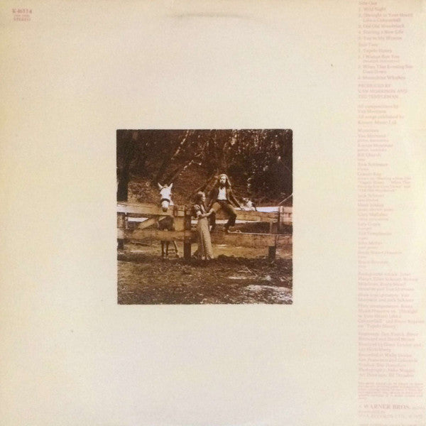 Image of Back Cover of LP - VG/VG - VAN MORRISON, Tupelo Honey (Warner Bros. Records Tan Brick Labels; K 46114, UK Reissue, Gatefold, Manufactured In The UK), Sleeve a bit worn. ,  - 2216373C