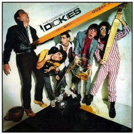 Image of Front Cover of 4725268E: LP - DICKIES, The Incredible Shrinking Dickies (A&M Records; AMLE 64742, UK 1979, Blue Transparent Vinyl) Price and hype sticker on sleeve.    VG/G+