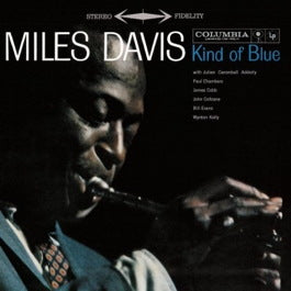 Image of Front Cover of LP - NEW/NEW - MILES DAVIS, Kind of Blue (Legacy; 88875111921, Europe 2015 Reissue, 180 Gram Vinyl), , Long held as the jazz album that even non-jazz fans will own, 'Kind Of Blue' not only changed the way people regarded Miles, it changed the very face of music itself. Consistently rated not just as one of the greatest jazz albums but as one of THE greatest musical statements of the 20th century, its 46 minutes of improvisation and sophistication remain peerless. Davis played trumpet