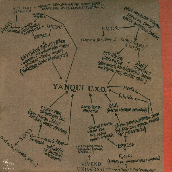 Image of Back Cover of 2xLP - VG+/VG+ - GODSPEED YOU! BLACK EMPEROR, Yanqui UXO (Constellation; cst 024, Canada 2002, Gatefold, Insert), In Outer Plastic Sleeve With Sticker,  - 3526170E