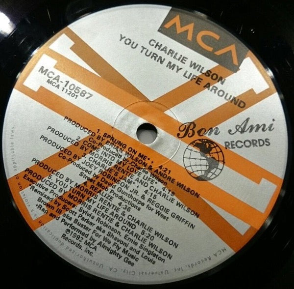 Image of Label Cover of LP - VG/G+ - CHARLIE WILSON, You Turn My Life Around (MCA; MCA-10587, US 1992), Light marks only.,  - 3716160C