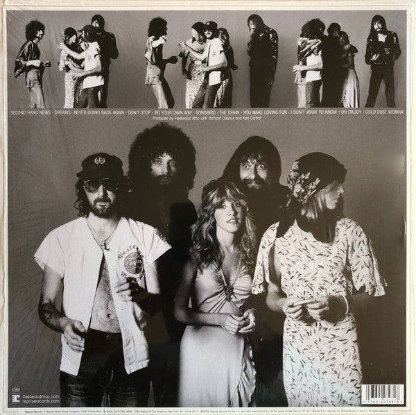 Image of Back Cover of LP - EX/VG+ - FLEETWOOD MAC, Rumours (Reprise; 9362-49793-5, Europe 2011 Reissue, Insert), ,  - 2626094E