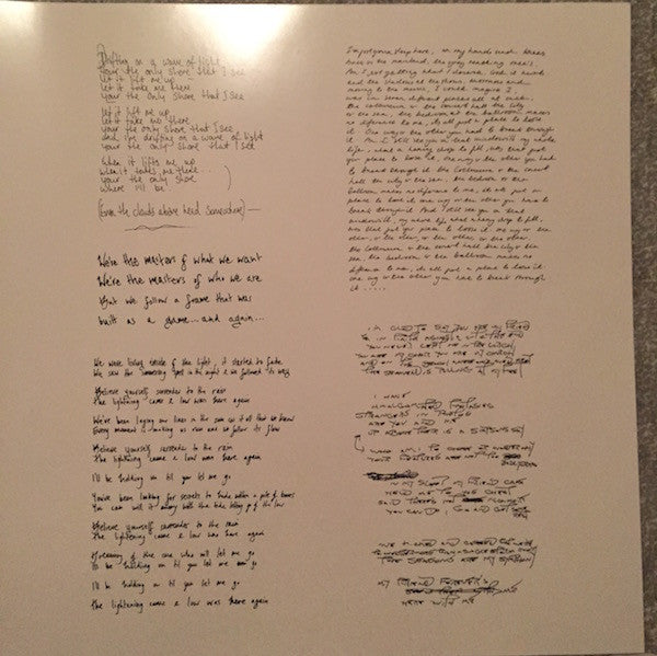 Image of Back Cover of 10" - EX/M - COSMO, Cosmo (Fiction; 602537454969, UK 2013, Poster, Picture Disc), SEALED, First solo EP from Felix White of The Maccabees .Featuring Florence Welch, Jessie Ware and Jack Pe�ate. - 4226214E