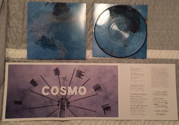 Image of Label Cover of 10" - EX/M - COSMO, Cosmo (Fiction; 602537454969, UK 2013, Poster, Picture Disc), SEALED, First solo EP from Felix White of The Maccabees .Featuring Florence Welch, Jessie Ware and Jack Pe�ate. - 4226214E