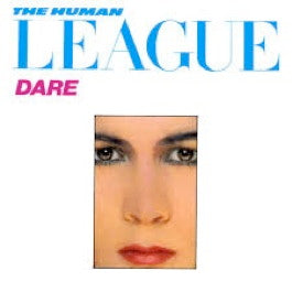 Image of Front Cover of 1324367E: LP - THE HUMAN LEAGUE, Dare (Virgin; V2192, UK 1981, Gatefold, Inner, CBS Pressing, TOWNHOUSE Runout.)   VG/VG