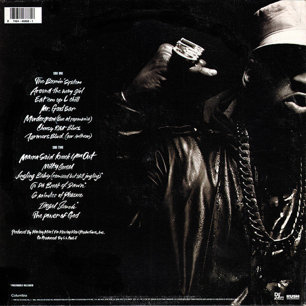 Image of Back Cover of LP - VG/G+ - LL COOL J, Mama Said Knock You Out (Def Jam; C46888, US 1990), Lots of hairlines around disc.,  - 3946146S