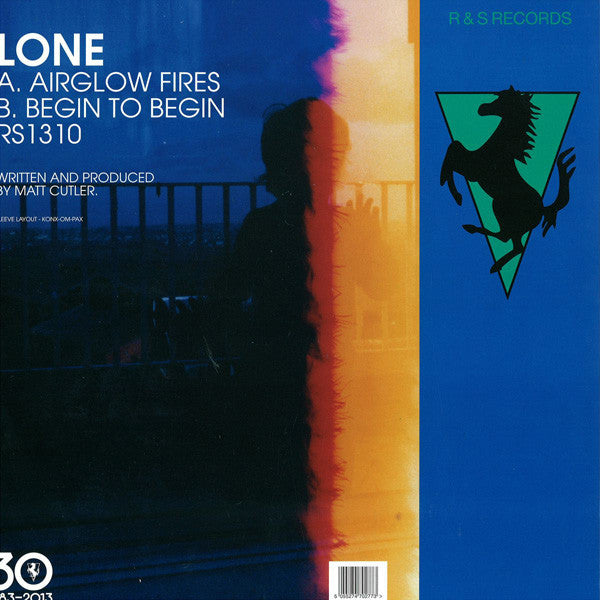 Image of Back Cover of 12" - VG+/VG+ - LONE, Airglow Fires (R & S Records; RS 1310 , UK 2013, Picture Sleeve), ,  - 2246135S