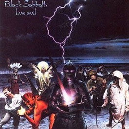 Image of Front Cover of 4944187S: 2xLP - BLACK SABBATH, Live Evil (Vertigo; SAB 10, UK 1983 Reissue, Gatefold)   VG+/VG+