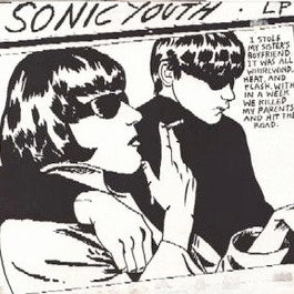 Image of Front Cover of LP - NEW/NEW - SONIC YOUTH, Goo (DGC; 4734941, Europe Reissue, Insert), , 'Goo' was Sonic Youth's eighth album, and their first for DGC / Geffen. The album was their major label debut, and with arena rock staples like 'Kool Thing' and 'Dirty Boots' deep in its grooves, it allowed Sonic Youth to enter the mainstream world, destroy everything in their path, and emerge victorious, riding the top 10 charts to sonic stardom and glory....... or at least get them the opening spot on the 199