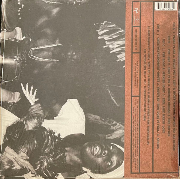 Image of Back Cover of 2xLP - NEW/NEW - D'ANGELO, Voodoo (Virgin ; 4724084, Europe 2015 Reissue, Insert, 180 Gram Vinyl), ,  - 6056030S