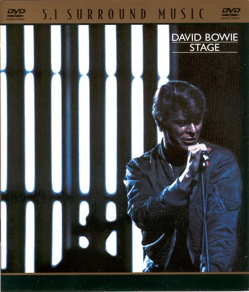 Image of Front Cover of 2214321C: DVD - DAVID BOWIE, Stage (EMI; 7243 8 63436 9 7, UK 2005 Reissue, DVD 5.1 Surround Sound) Light marks on case.  VG+/EX