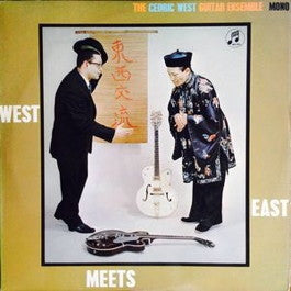 Image of Front Cover of LP - G/VG - THE CEDRIC WEST GUITAR ENSEMBLE, West Meets East (Columbia; 33SX 1617, UK 1964, Laminated Pasteback Sleeve), Sleeve is tatty - torn and creased with edgewear. Record has a few light hairlines. ,  - 1926104E
