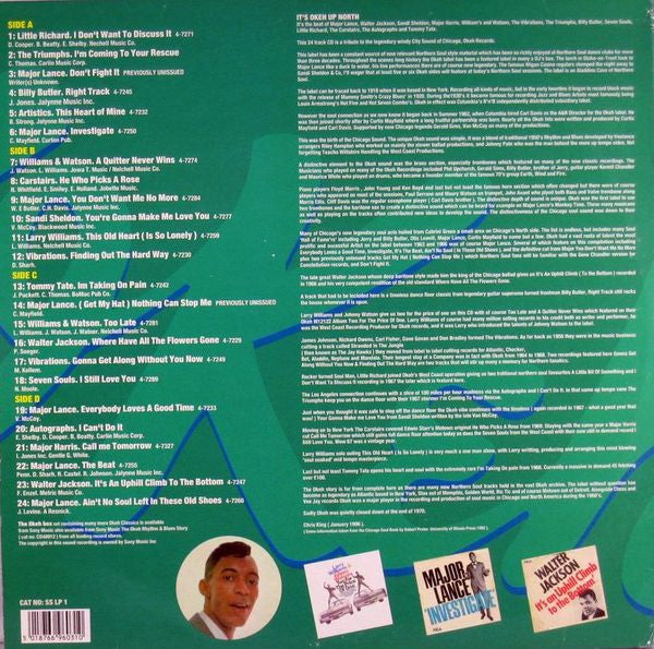 Image of Back Cover of 2xLP - VG+/VG+ - VARIOUS, It's Okeh Up North (Xclusive Records LTD  ; SS LP 1, UK 1996, Glossy Sleeve), ,  - 2926174E