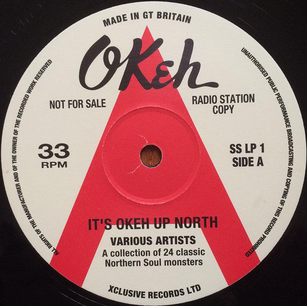 Image of Label Cover of 2xLP - VG+/VG+ - VARIOUS, It's Okeh Up North (Xclusive Records LTD  ; SS LP 1, UK 1996, Glossy Sleeve), ,  - 2926174E