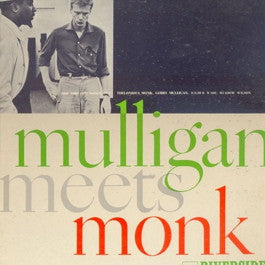 Image of Front Cover of LP - VG/VG - GERRY MULLIGAN & THELONIOUS MONK, Mulligan Meets Monk (Riverside ; RLP 12-247, UK 1961, Laminated Flipback Sleeve), ,  - 3126288E