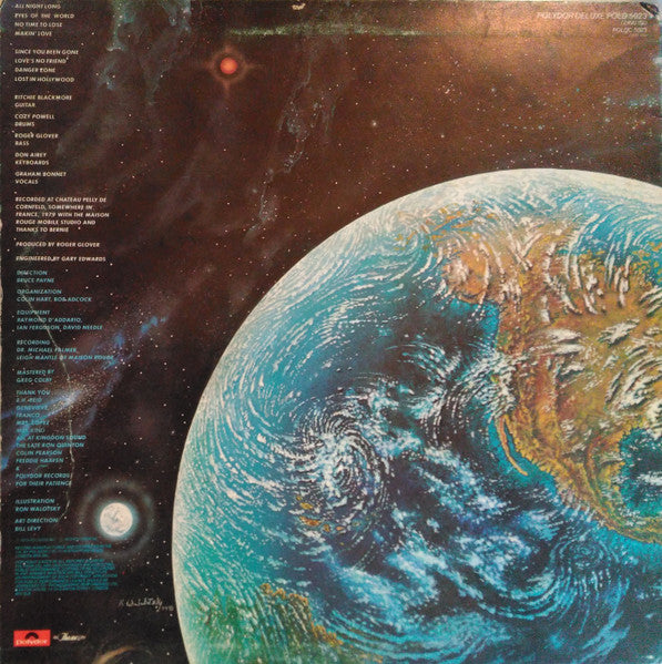 Image of Back Cover of LP - VG/VG - RAINBOW, Down To Earth (Polydor; POLD5023, UK 1979, Inner), ,  - 3526073E