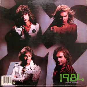 Image of Back Cover of LP - G+/G - VAN HALEN, 1984 (Warner Bros. Records; 1-23985, US 1984, Inner, Winchester Pressing), Light scuffy marks, wear to edges and generally worn. ,  - 2816276C