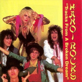 Image of Front Cover of LP - VG+/VG+ - HANOI ROCKS, Tracks From A Broken Dream (Lick Records; LICLP 10, UK 1990), With Merch Insert.,  - 3416272C