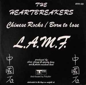 Image of Back Cover of 4545363S: 12" - THE HEARTBREAKERS, Chinese Rocks / Born To Lose (Track; 2094 135, UK 1977, Picture Sleeve, Paper labels) Edge and Ring Wear  VG/VG+