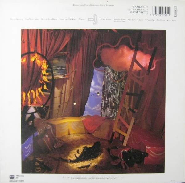 Image of Back Cover of LP - VG/VG - DAVID BOWIE, Never Let Me Down  (EMI America ; AMLS 3117, UK 1987, Inner), ,  - 3626037E