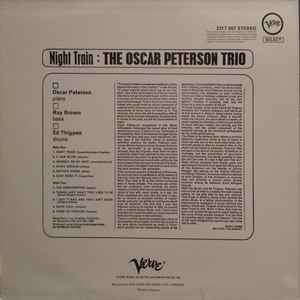 Image of Back Cover of LP - VG/VG - OSCAR PETERSON TRIO, Night Train (Verve; 2317 007, UK 1971 Reissue, Laminated Sleeve, Stereo), Strong VG -  a few hairlines, corner crease,  - 3246013S