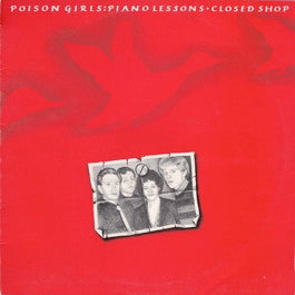 Image of Front Cover of 2514034C: 12" - POISON GIRLS / FATAL MICROBES, Piano Lessons / Violence Grows (Small Wonder; Weeny 3, UK 1979, Picture Sleeve, Insert) Strong VG+  VG+/VG+