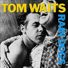 Image of Front Cover of LP - VG/VG+ - TOM WAITS, Rain Dogs (Island White Colourband; ILPS 9803, UK 1985, Inner, Sound Clinic Matrix), tear in artwork on lower back cover, light edge wear, seam split on Inner,  - 3946005S
