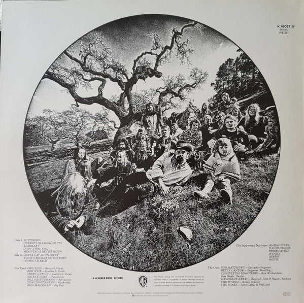 Image of Back Cover of LP - VG+/VG+ - THE GRATEFUL DEAD, Aoxomoxoa (WB; K46027, Germany 1980s), ,  - 2926172E