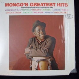 Image of Front Cover of LP - G+/VG+ - MONGO SANTAMARIA, Mongo's Greatest Hits (Fantasy; MPF-4529, Germany 1987 Reissue), Light hairlines only. Stain on bottom left of cover.,  - 1926057E