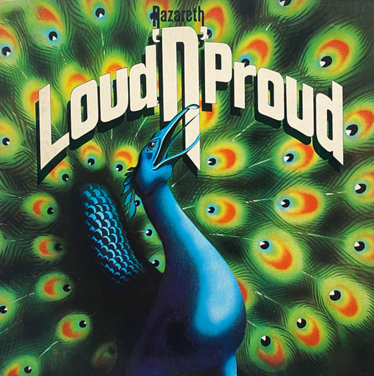 Image of Front Cover of 3324160E: LP - NAZARETH, Loud'n'Proud (Mooncrest; CREST 4, UK 1973, Gatefold) Sleeve has been sellotaped across the top, Creasing, edgewear. Light marks on the vinyl.  G+/VG