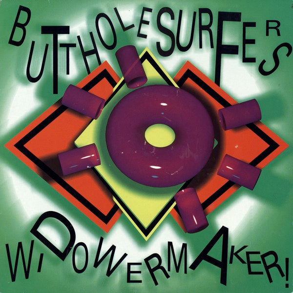 Image of Front Cover of 10" EP - VG+/VG - BUTTHOLE SURFERS, Widowermaker (Blast First; BFFP41, UK 1989, Insert), ,  - 4226191E