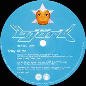 Image of Label Cover of 2x12" - VG/VG+ - BJORK, Army of Me (One Little Indian; 16TP12P, UK 1995, Promo, Picture Sleeve), Edge wear, corner bump,  - 3746415S