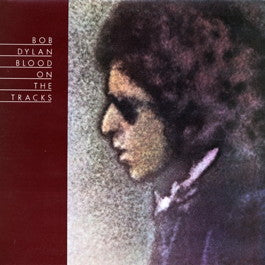 Image of Front Cover of 4944176S: LP - BOB DYLAN, Blood on the Tracks (CBS Red Label; CBS 69097, UK 1980s Reissue, Inner)   VG/G+