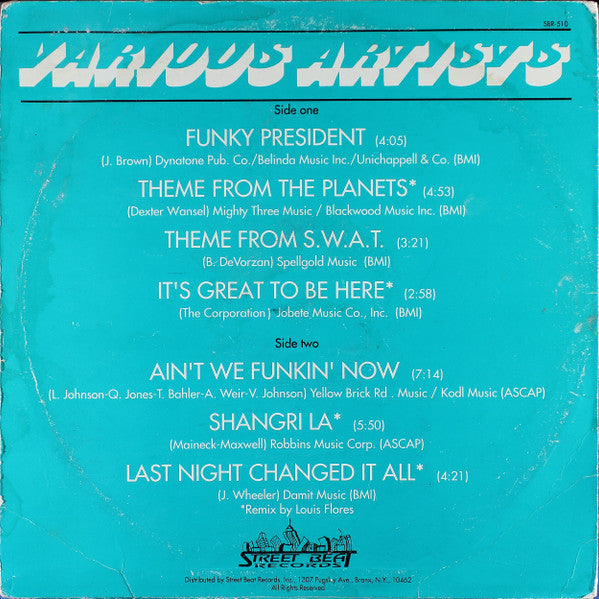 Image of Back Cover of LP - VG/VG - VARIOUS, Ultimate Breaks & Beats Vol 10 (Street Beat Records; SBR 510, US 1986, Unofficial. Yellow label), ,  - 3226361E