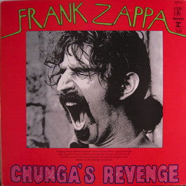 Image of Front Cover of LP - VG/VG+ - FRANK ZAPPA, Chunga's Revenge (Reprise Tan, Orange r: Warners On Rim; RSLP2030, UK 1970s Reissue, Red Gatefold), ,  - 4046221S