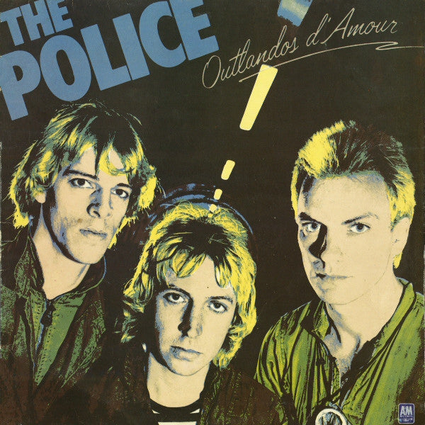 Image of Front Cover of LP - G+/VG - THE POLICE, Outlandos D'Amour (A&M Records Rim Text At Top Of Labels; AMLH 68502, UK 1978, CMCS Print & Colour Sleeve), Sleeve a little tatty,  - 3716083C