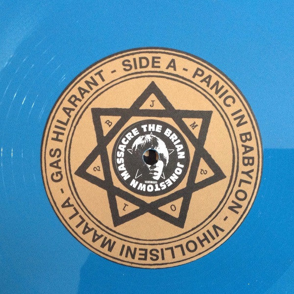 Image of Label Cover of 5024294E: 2xLP - THE BRIAN JONESTOWN MASSACRE, Aufheben (A; AUK023LP, US 2012, Textured Gatefold Sleeve, 2 Inners, Solid Blue Vinyl / Clear Blue Vinyl)   EX/EX