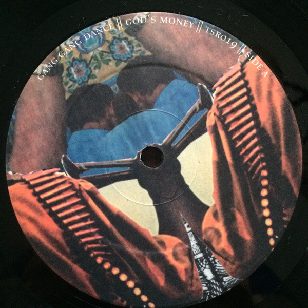 Image of Label Cover of LP - VG+/VG - GANG GANG DANCE, God's Money (The Social Registry; TSR019, US 2009 Reissue, Gatefold, Inner), ,  - 1026385E