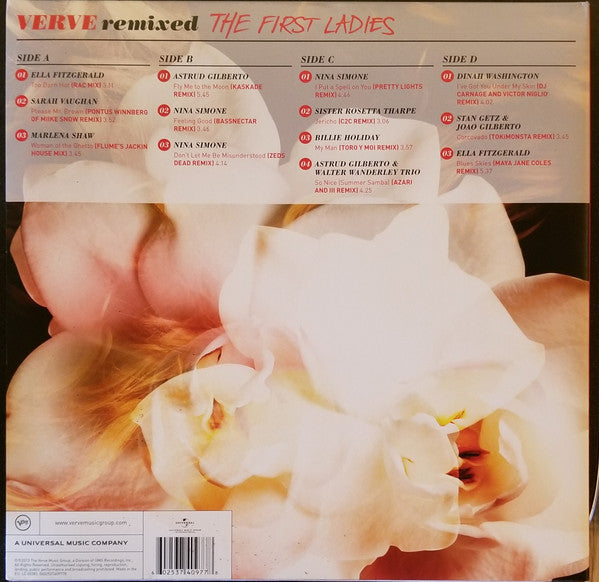 Image of Back Cover of 2744202S: 2xLP - VARIOUS, Verve Remixed The First Ladies (Verve; 602537409778, Europe 2013, Gatefold)   EX/EX