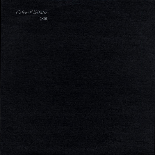 Image of Front Cover of 2x12" - G+/VG+ - CABARET VOLTAIRE, 2x45 (Rough Trade; ROUGH42, UK 1982, Envelope Sleeve), Two long tears on back opening flap which are taped inside, edge & ring wear,  - 3846116S