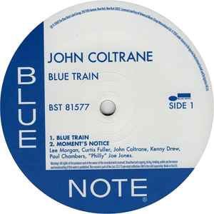 Image of Label Cover of LP - VG/VG - JOHN COLTRANE, Blue Train (Blue Note/DeAgostini; BST-8157, UK 2016 Reissue, Booklet, 180 Gram Vinyl), Solid VG across the board,  - 4316768C