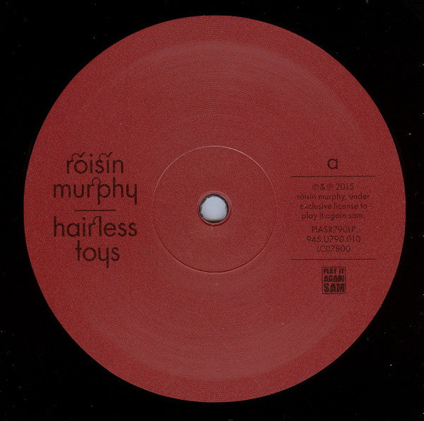 Image of Back Cover of LP - M/M - ROISIN MURPHY, Hairless Toys (PIAS; PIASR790LP, UK 2015, Picture Sleeve, Inner, With CD, 180 Gram Vinyl.), SEALED. With CD.,  - 2225139E