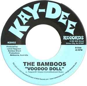 Image of Back Cover of 7" - /EX - THE BAMBOOS, Tighten Up / Voodoo Doll (Kay-Dee; KD002, US 2004, Plain Sleeve), ,  - 2956148S