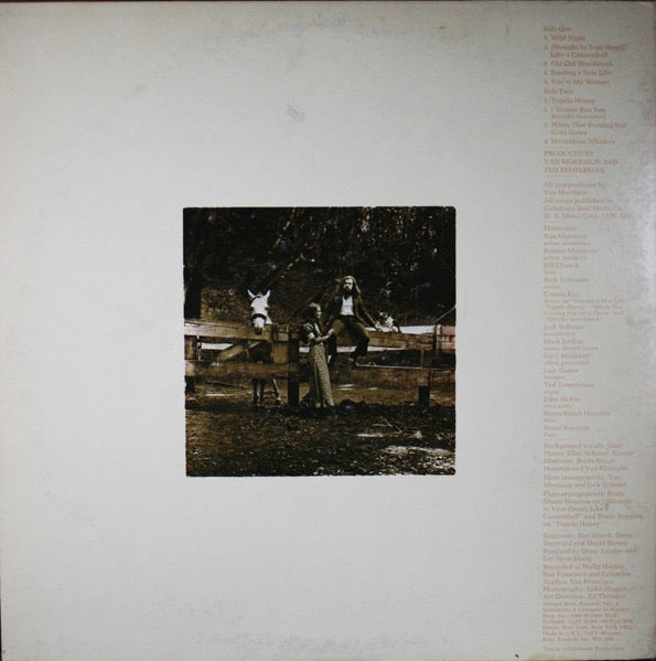 Image of Back Cover of LP - VG/VG - VAN MORRISON, Tupelo Honey (Warner Bros; WS 1950, US 1971, Gatefold, NO Poster), ,  - 3326296E