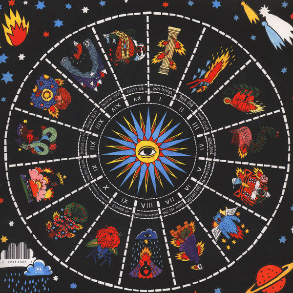Image of Back Cover of 2xLP - NEW/NEW - KAYTRANADA, 99.9% (XL Recordings; XLLP765, US 2016, Gatefold, 2 Inners), , Kaytranada's name spread like wildfire after single releases like "Drive Me Crazy" with Vic Mensa and "Leave Me Alone" with Shay Lia. Kaytranada cemented his reputation and sound with their release, with an undeniable swing of the drums comparable to J Dilla's, a signature soulful touch in the melodies, and a healthy dose of funky bass lines. 99.9% continues that tradition, and new track "Bus R