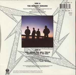 Image of Back Cover of 7" - VG/VG - METALLICA, The Memory Remains (Vertigo; MET 15, UK 1997, Picture Sleeve), ,  - 2956372S