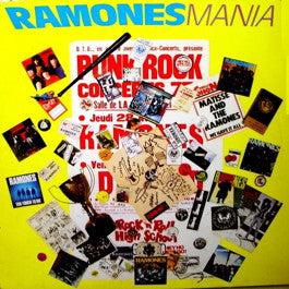 Image of Front Cover of 2xLP - VG+/VG+ - RAMONES, Ramones Mania (Sire; 925 709-1, Europe 1988, 2 Inners), ,  - 4026176E
