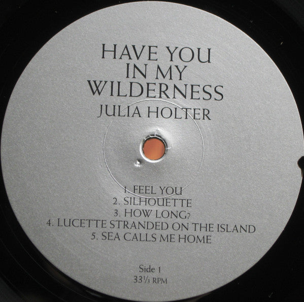 Image of Label Cover of LP - EX/VG+ - JULIA HOLTER, Have You In My Wilderness (Domino; WIGLP341, Europe 2015, Inner), ,  - 1846143S
