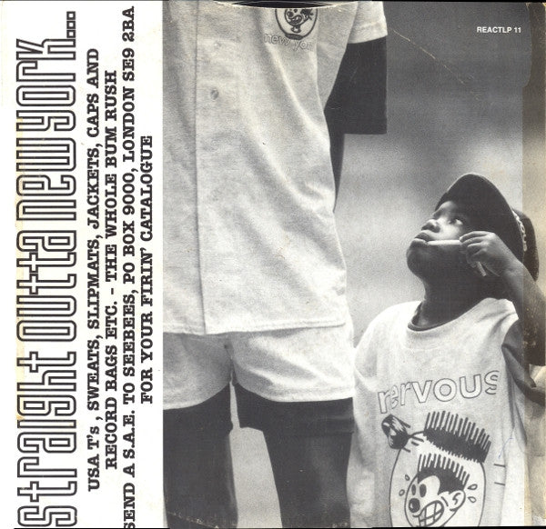 Image of Back Cover of 2xLP - VG/VG - VARIOUS, Nervous Records: New York Album (React; REACTLP11, UK 1992, Picture Sleeve, 2 Inners), ,  - 3026161E