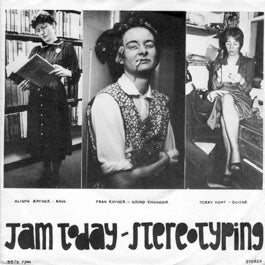Image of Front Cover of 7" EP - VG+/G - JAM TODAY, Stereotyping (Stroppy Cow Records; SC/JT-1, UK 1981, Picture Sleeve, Lyric Insert), Fogged,  - 1916329C